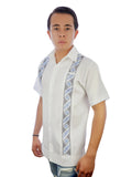 Guayabera de Lino Talavera manga corta blanca