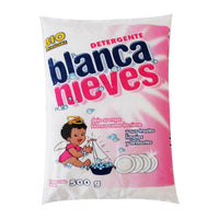 Detergente Blanca Nieves 500g (Caja con 20 bolsas de 500g c/u)