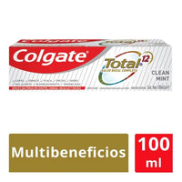 Colgate crema dental total 100ml. (Caja con 72 pastas c/u)