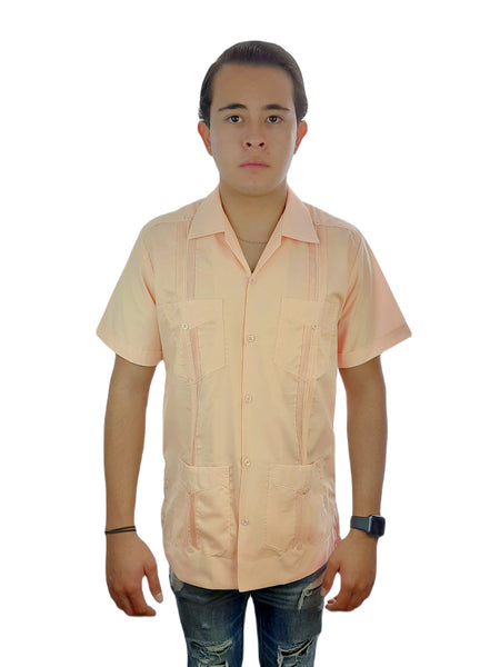 Guayabera discount con mezclilla