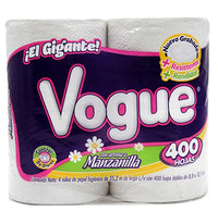 Papel Higiénico Vogue 4 rollos (Caja de 10 paquetes con 4 c/u)