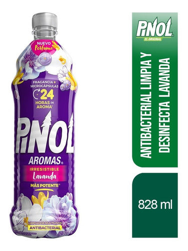 Pinol Aroma Lavanda 828 ml. (Caja con 12 botes de 828ml. c/u)