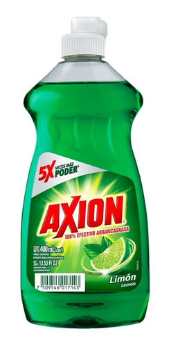 Detergente líquido Axión 400ml (Caja con 12 botes de 400ml c/u)