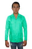 Guayabera Clásica Manga Larga Menta